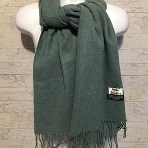 Acne Studios Green Scarf